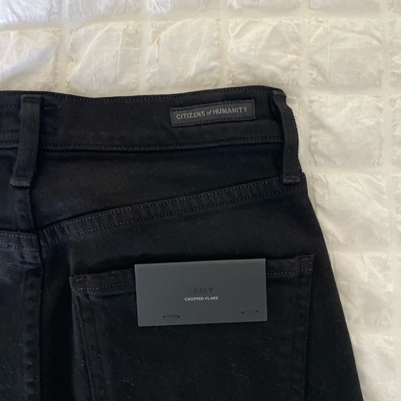 Citizens of Humanity black denim shorts - Picture 7 of 9